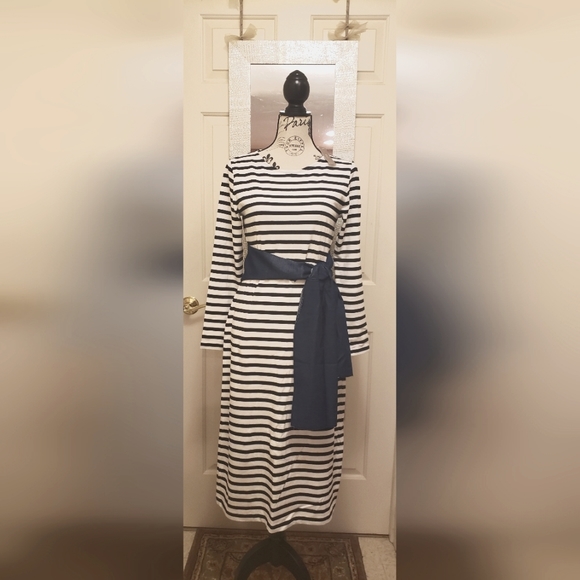 J.Crew Long Sleeve Striped Dress - Picture 4 of 6